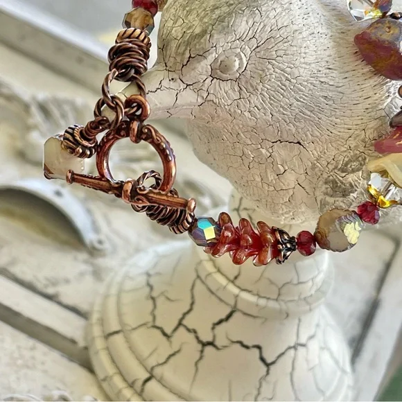 ARTISAN Bracelet “Heather and Wild Roses” - Picture 6 of 11